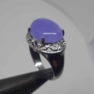 Lavender Jade Size 8 Ring